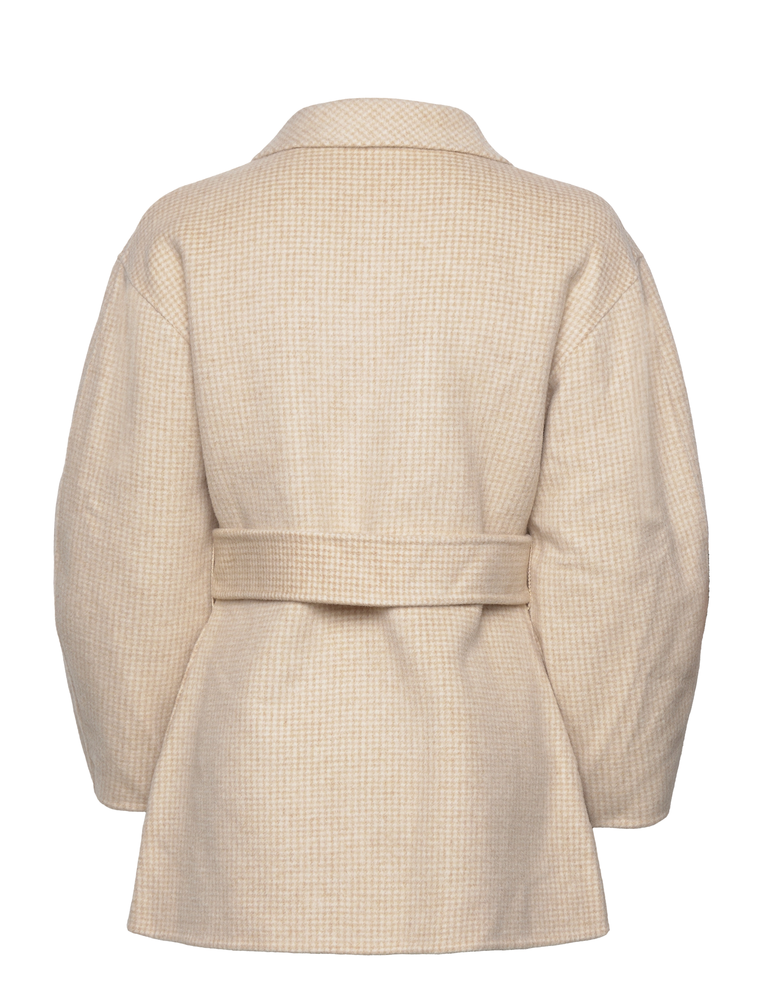 Malina - Joanna Wool Jacket - macadamia houndstooth - 1
