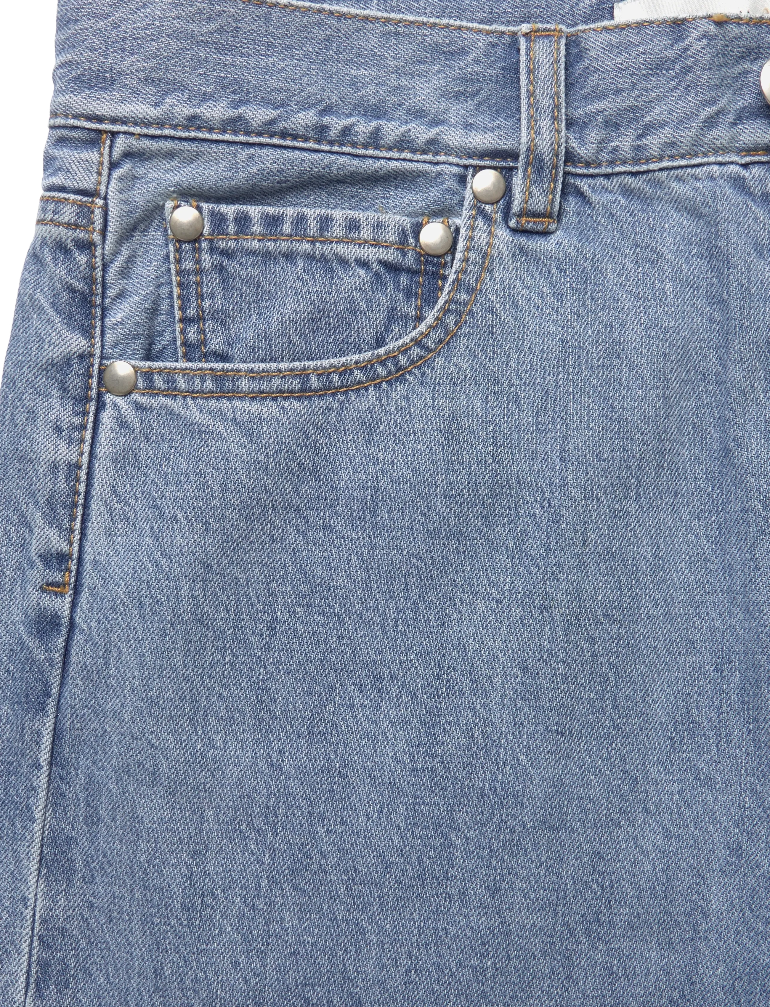 Malina - Kellie high-rise straight cropped jeans - blue wash - 2