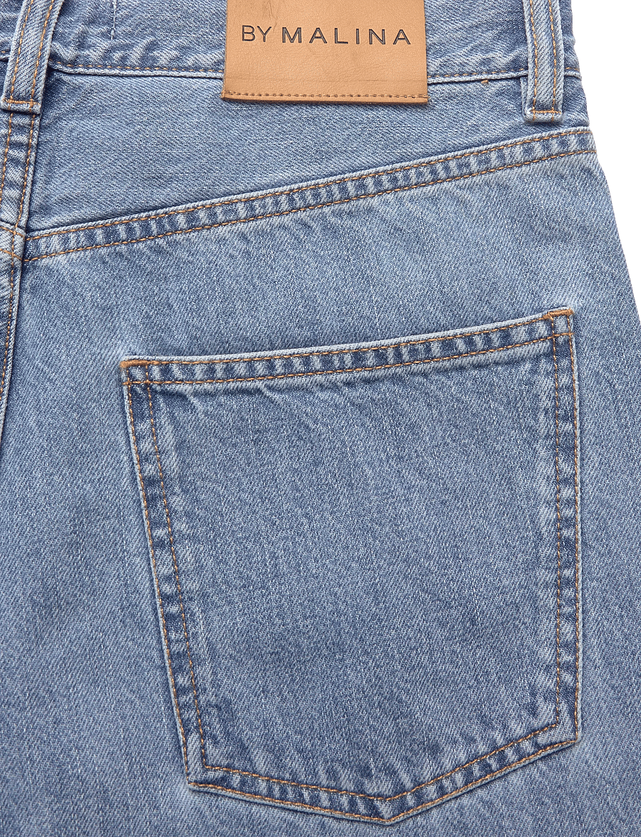 Malina - Kellie high-rise straight cropped jeans - gerade jeans - blue wash - 4