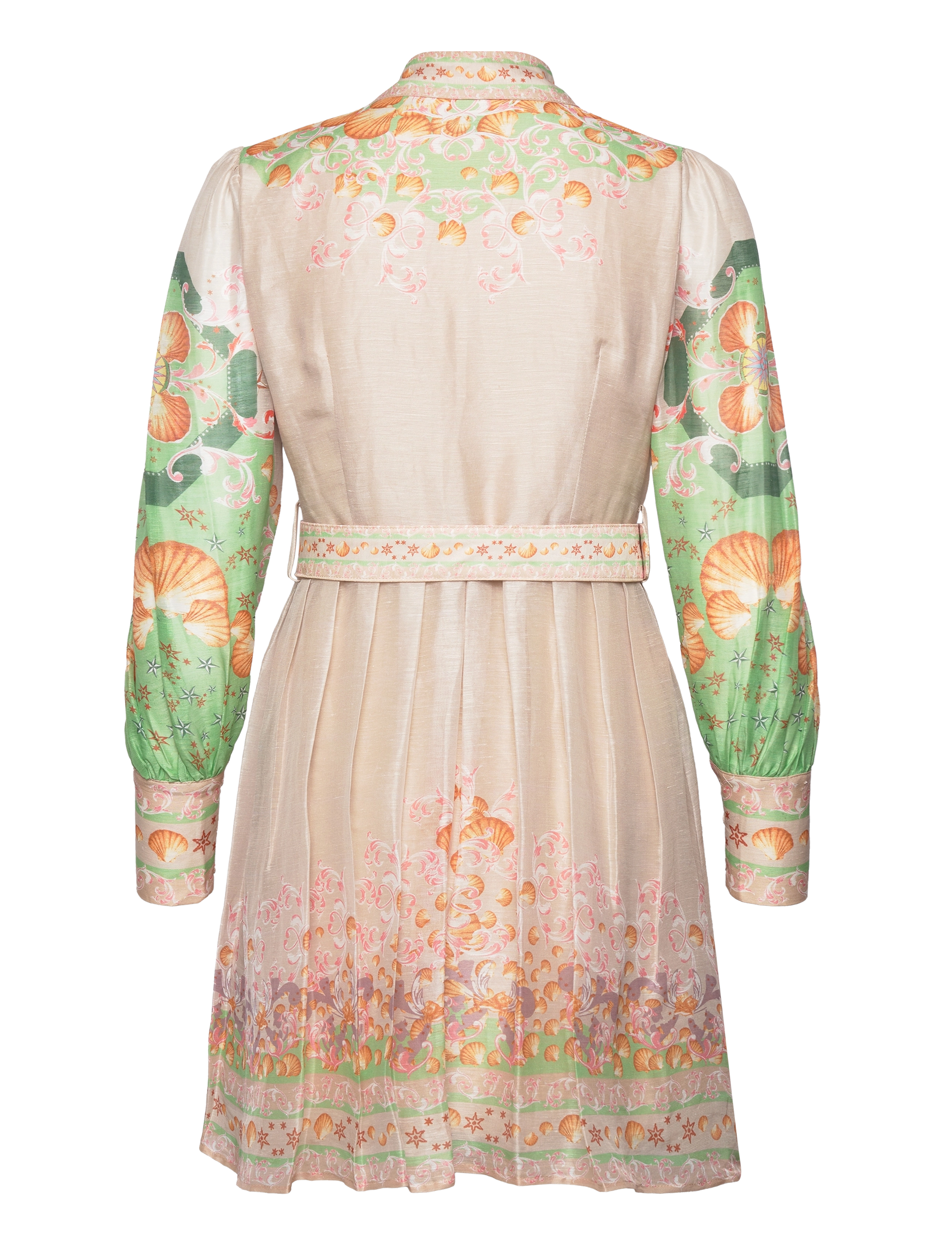Malina - Mathilde Silk Dress - pastel shells - 2