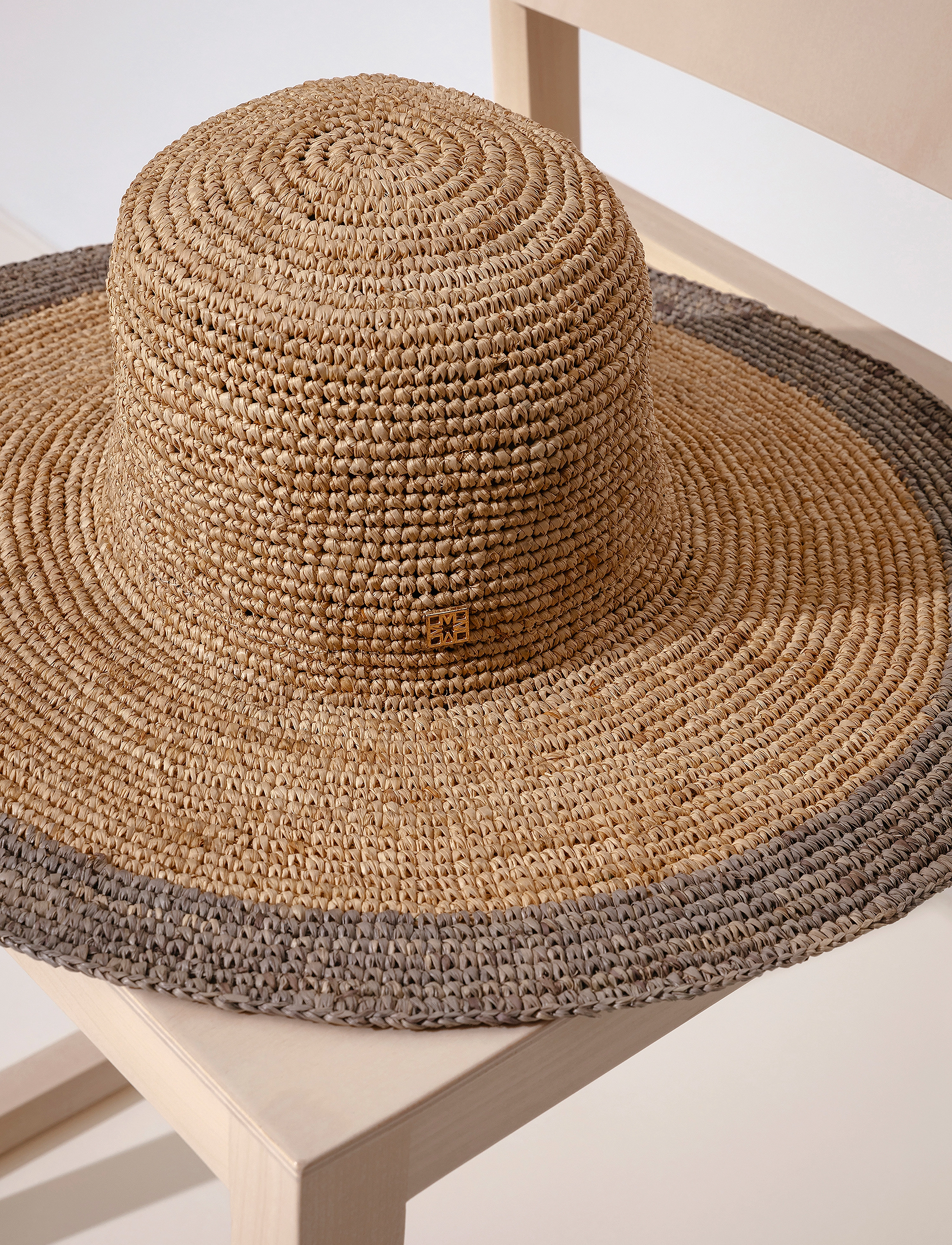 By Malina - May wide raffia straw hat - raffia - 4