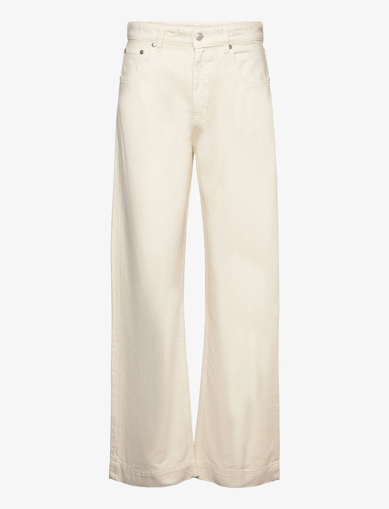 Malina - Paula high-rise straight jeans - tiesaus kirpimo džinsai - vanilla - 0