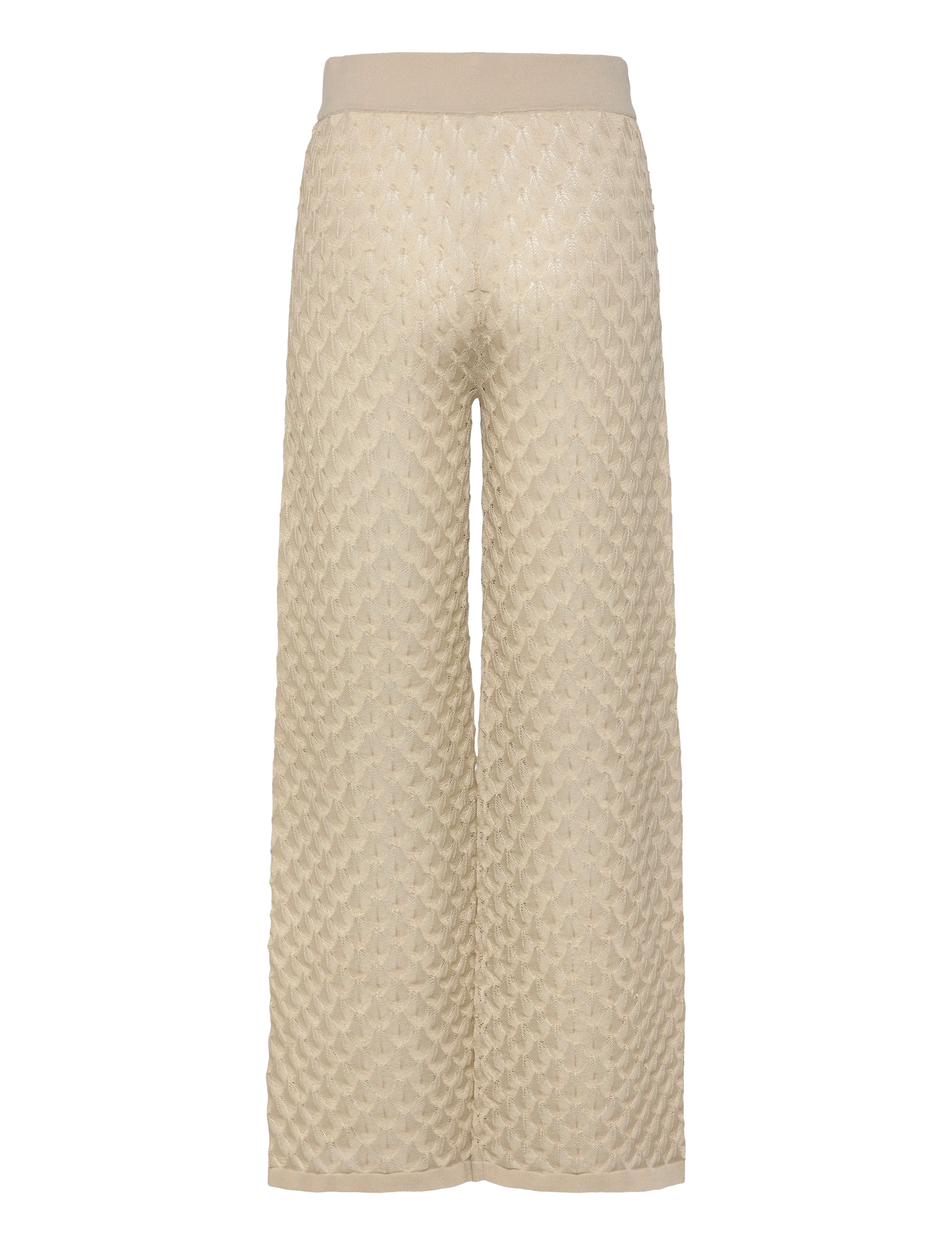 Malina - Alissa Knitted Pants - hosen mit weitem bein - vanilla - 2