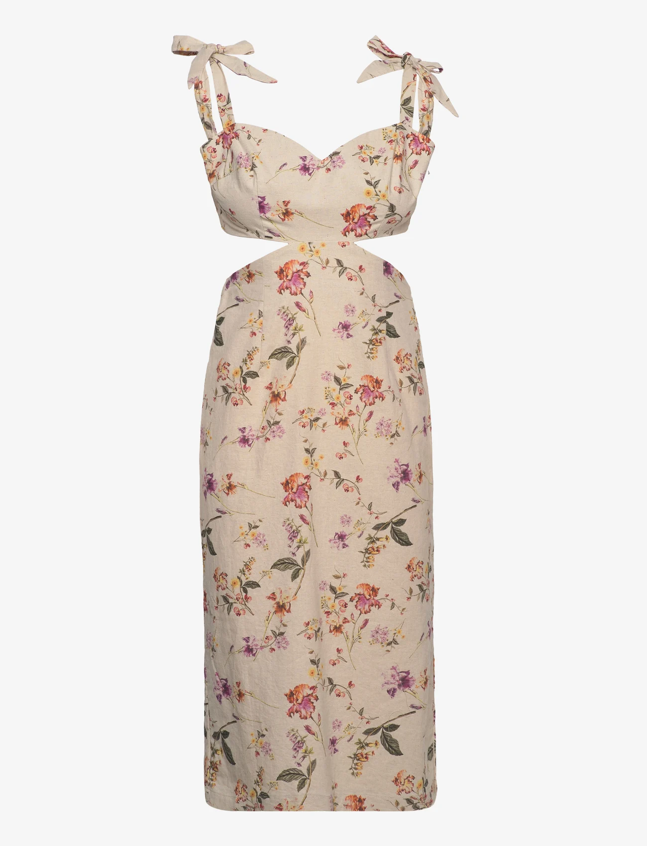 Malina - Dani Dress - festkläder till outletpriser - soft floral linen - 0