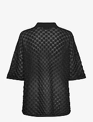Malina - Moa Knitted Shirt - koftor - black - 2