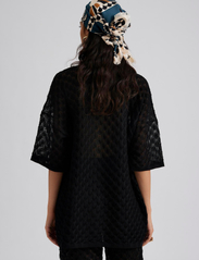 Malina - Moa Knitted Shirt - koftor - black - 3