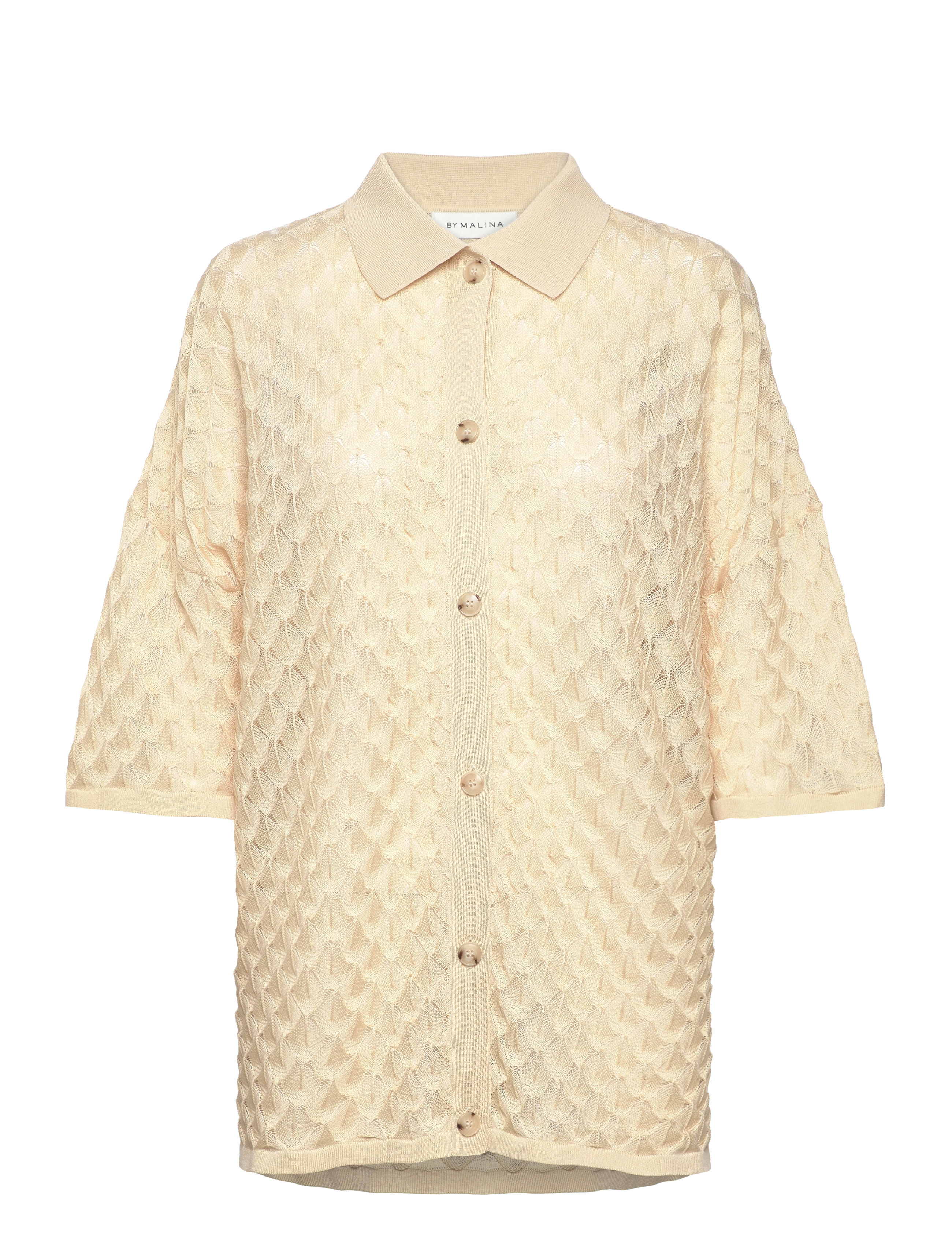 Malina Moa Knitted Shirt - Kleidung - VANILLA / yellow