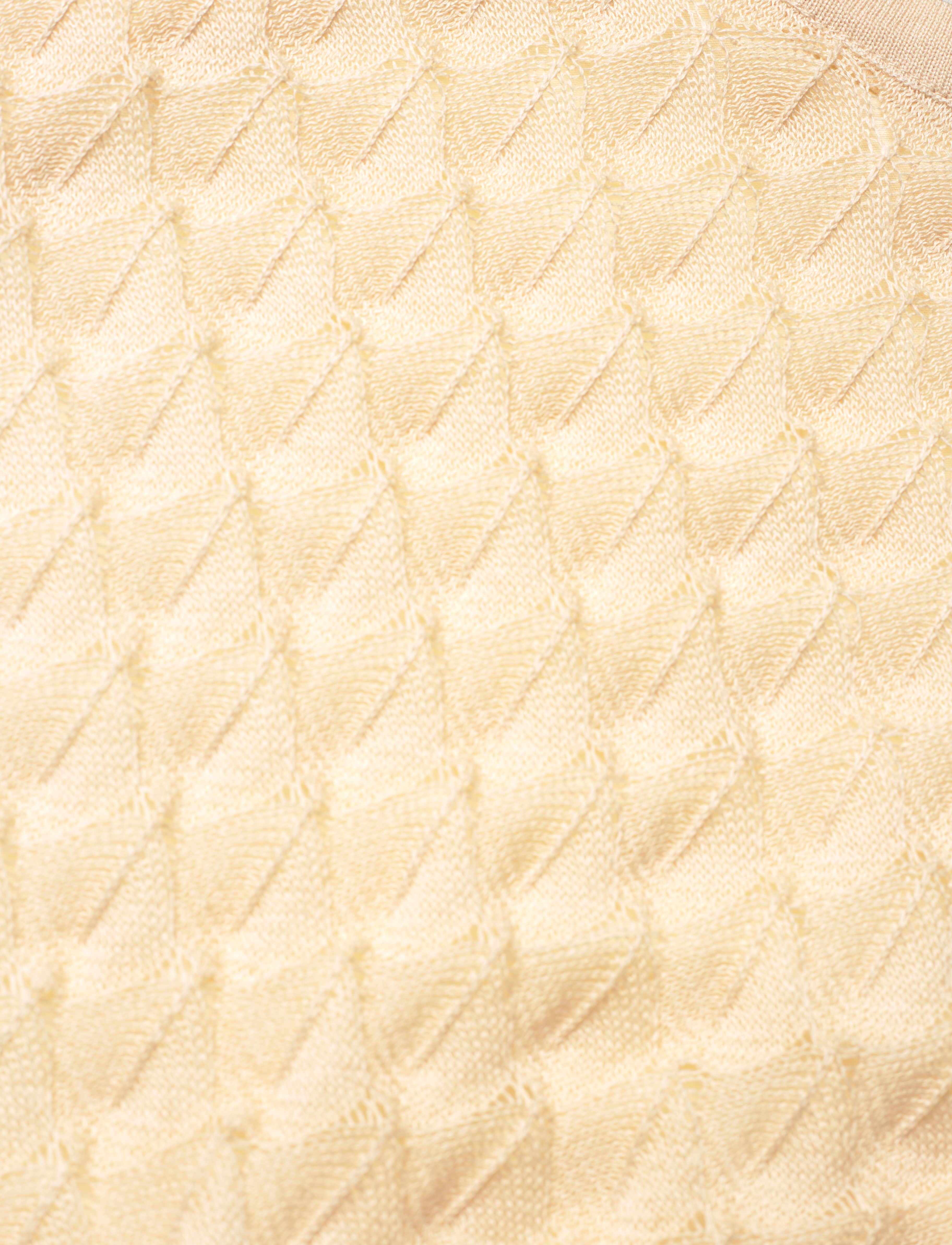 Malina - Alaine open back knitted dress - vanilla - 2