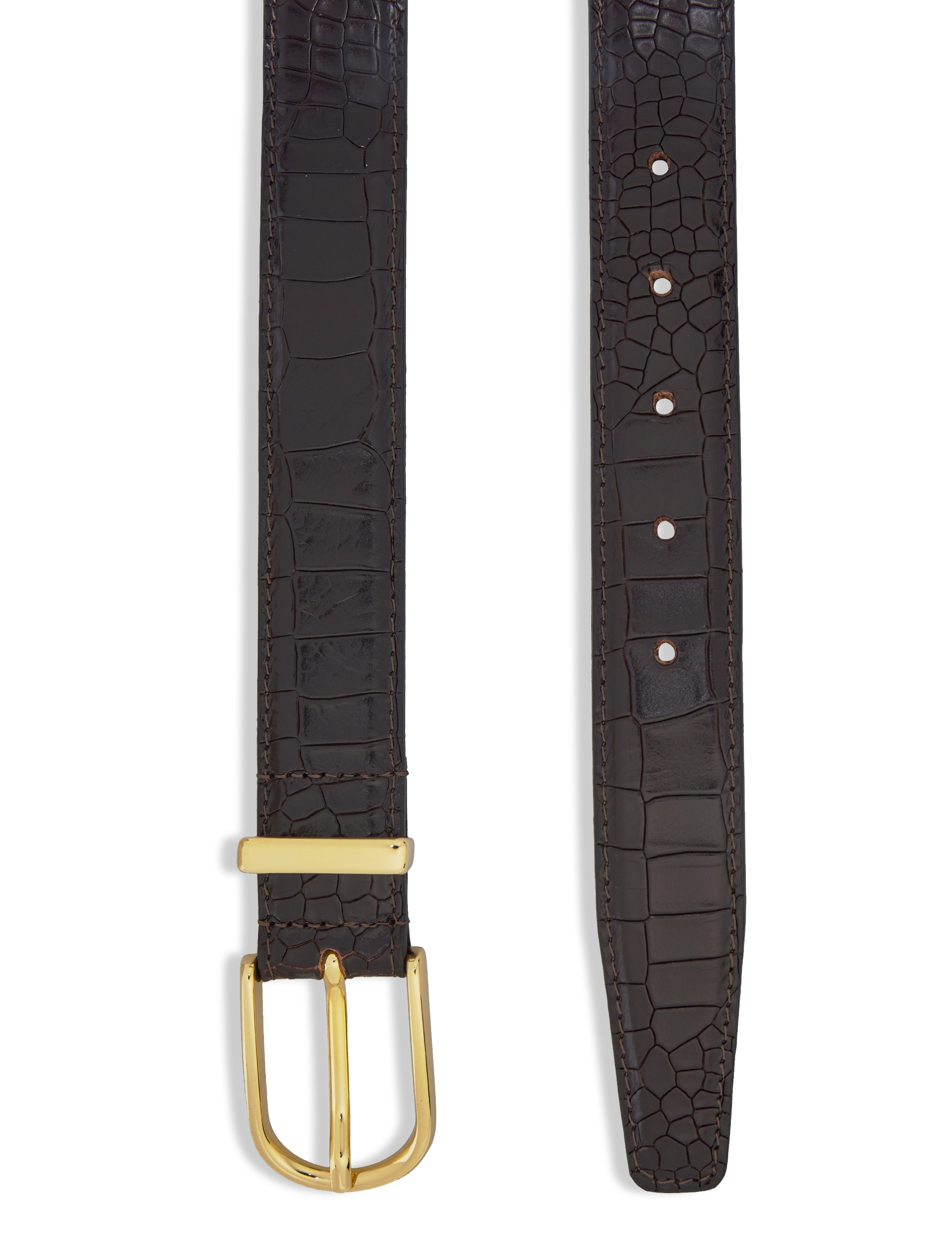 Malina - Charlie rounded buckle leather belt - nahkrihmad - brown - 2