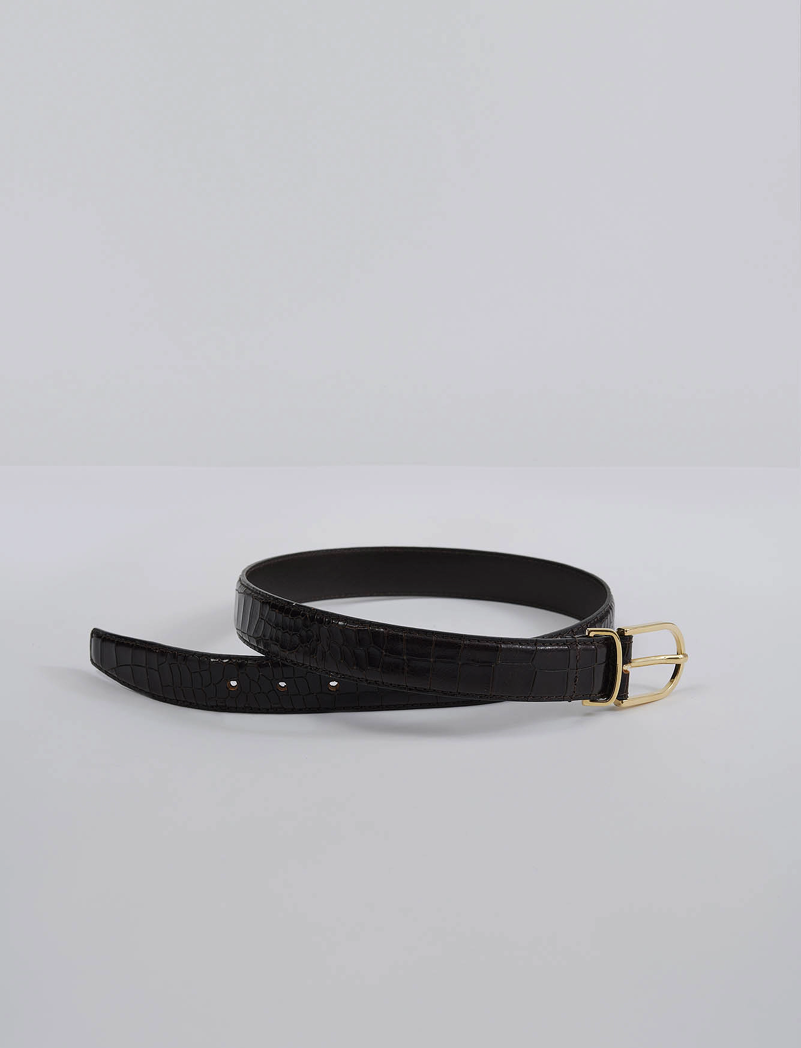 Malina - Charlie rounded buckle leather belt - nahkrihmad - brown - 3