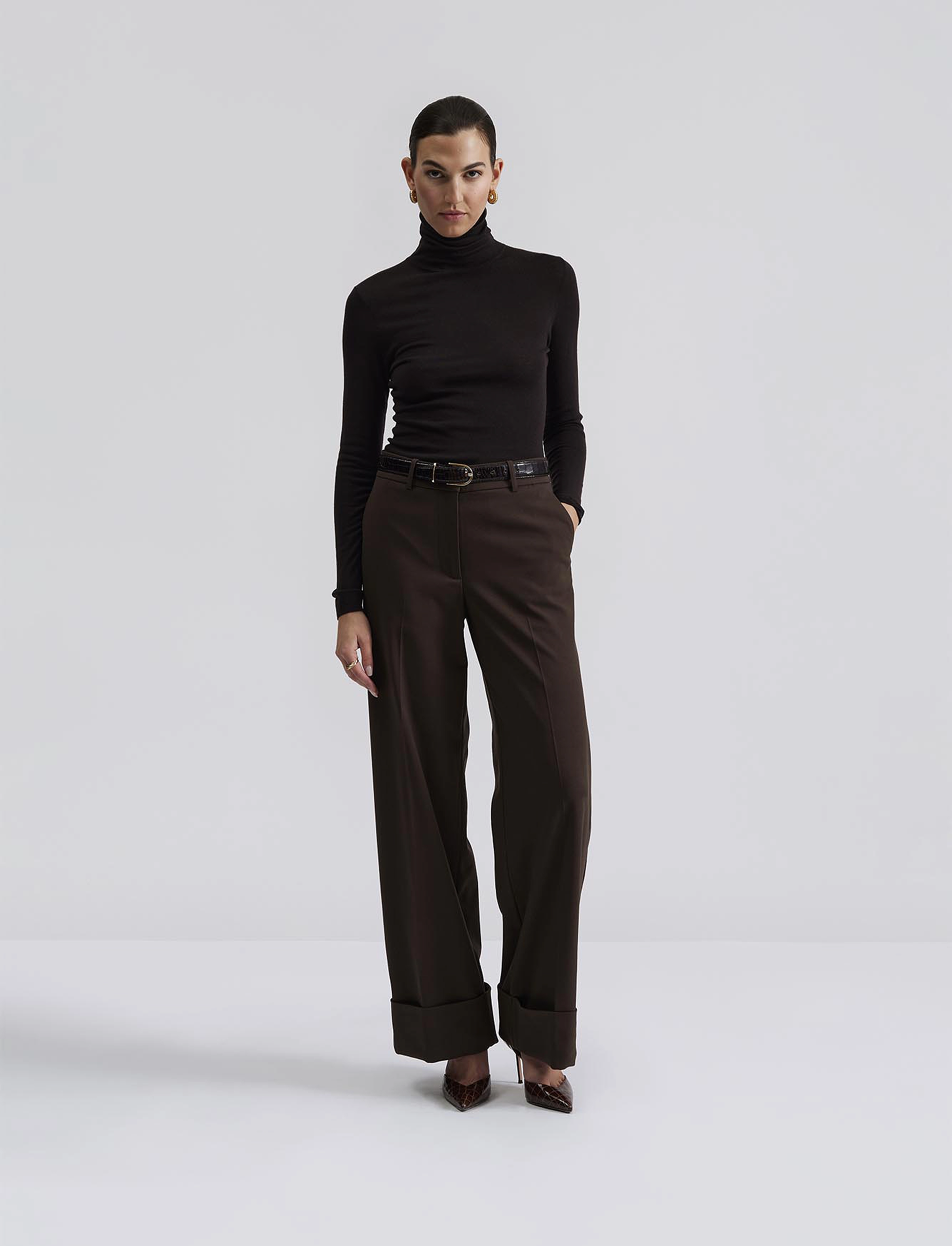 Malina - Charlie rounded buckle leather belt - nahkrihmad - brown - 5