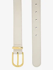 Malina - Charlie rounded buckle leather belt - nordic style - vanilla - 2