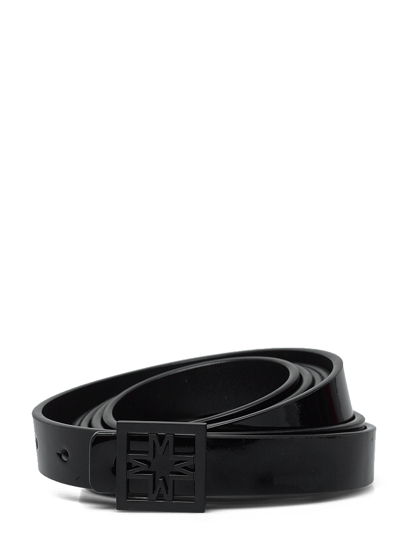 Malina - Hazel double length patent iconic leather belt - casual gürtel - black - 1