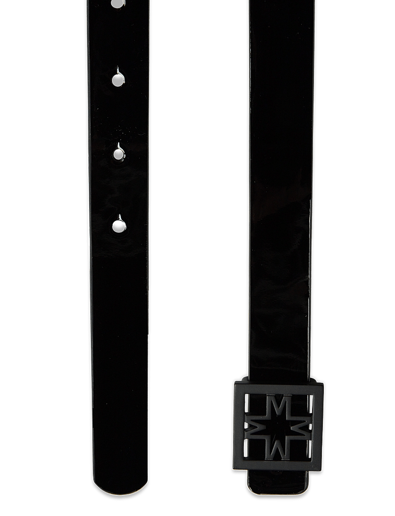 Malina - Hazel double length patent iconic leather belt - casual gürtel - black - 2