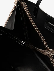 Malina - Lillian stitch detail leather tote bag - ietilpīgas somas - black - 5