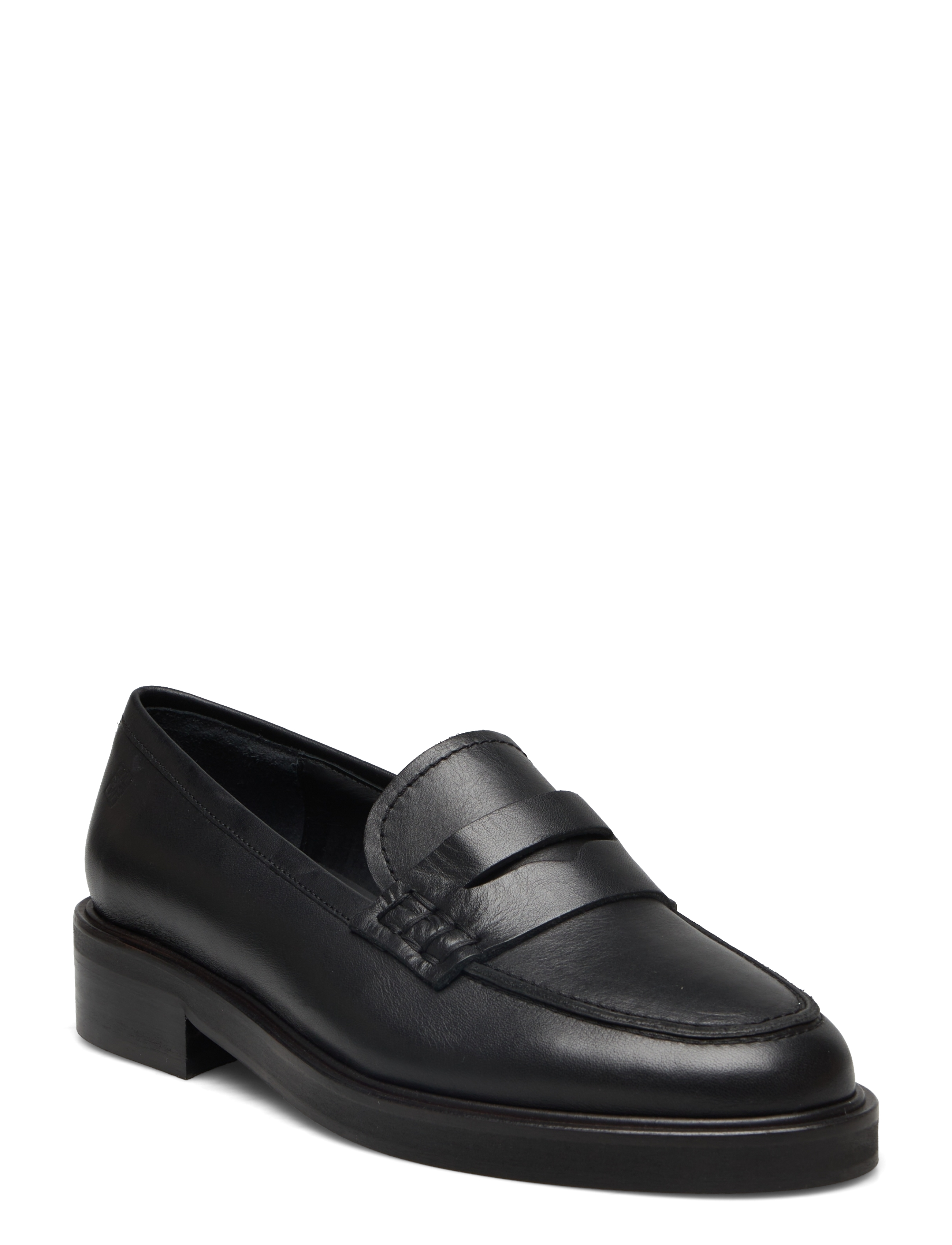 Malina Leona Leather Loafers - Sko - BLACK / black