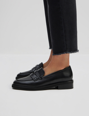 Malina - Leona Leather Loafers - flade sko - black - 7