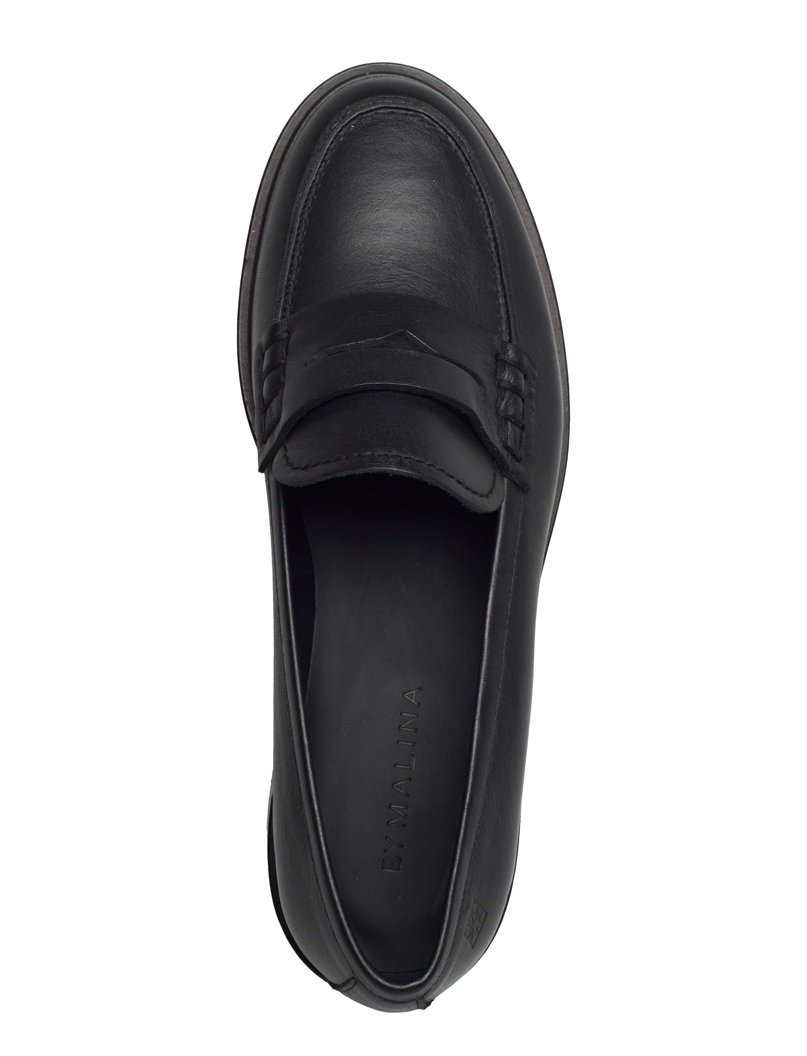 Malina - Leona Leather Loafers - besondere anlässe - black - 4
