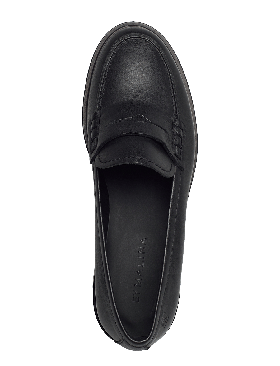 Malina - Leona Leather Loafers - besondere anlässe - black - 4