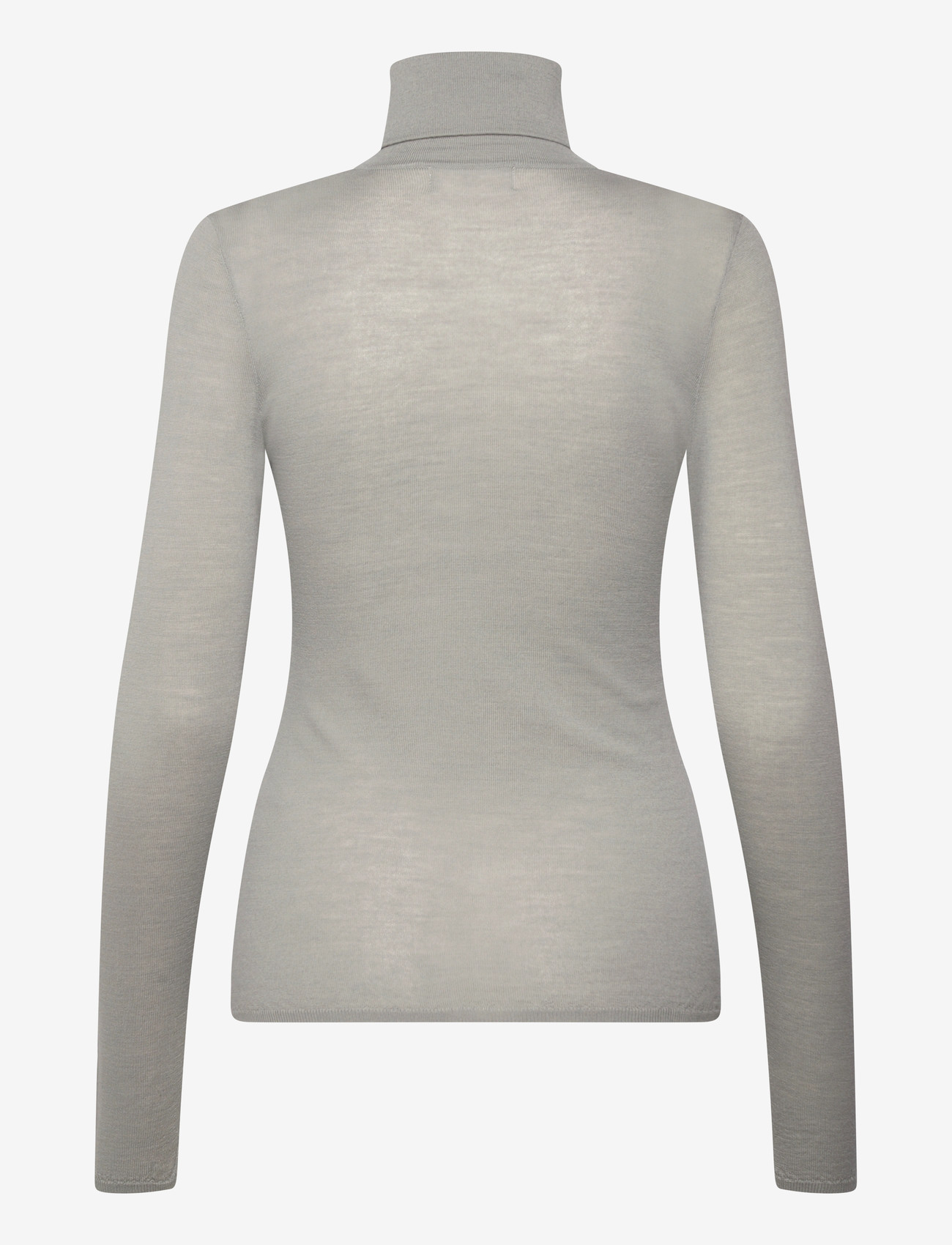 Malina - Quinn thin turtleneck wool top - turtlenecks - steel grey - 1