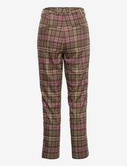 Malina - Lovi pants - tailored trousers - olive check - 1