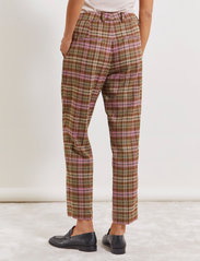 Malina - Lovi pants - dalykinio stiliaus kelnės - olive check - 3