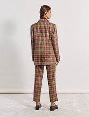 Malina - Lovi pants - dalykinio stiliaus kelnės - olive check - 6