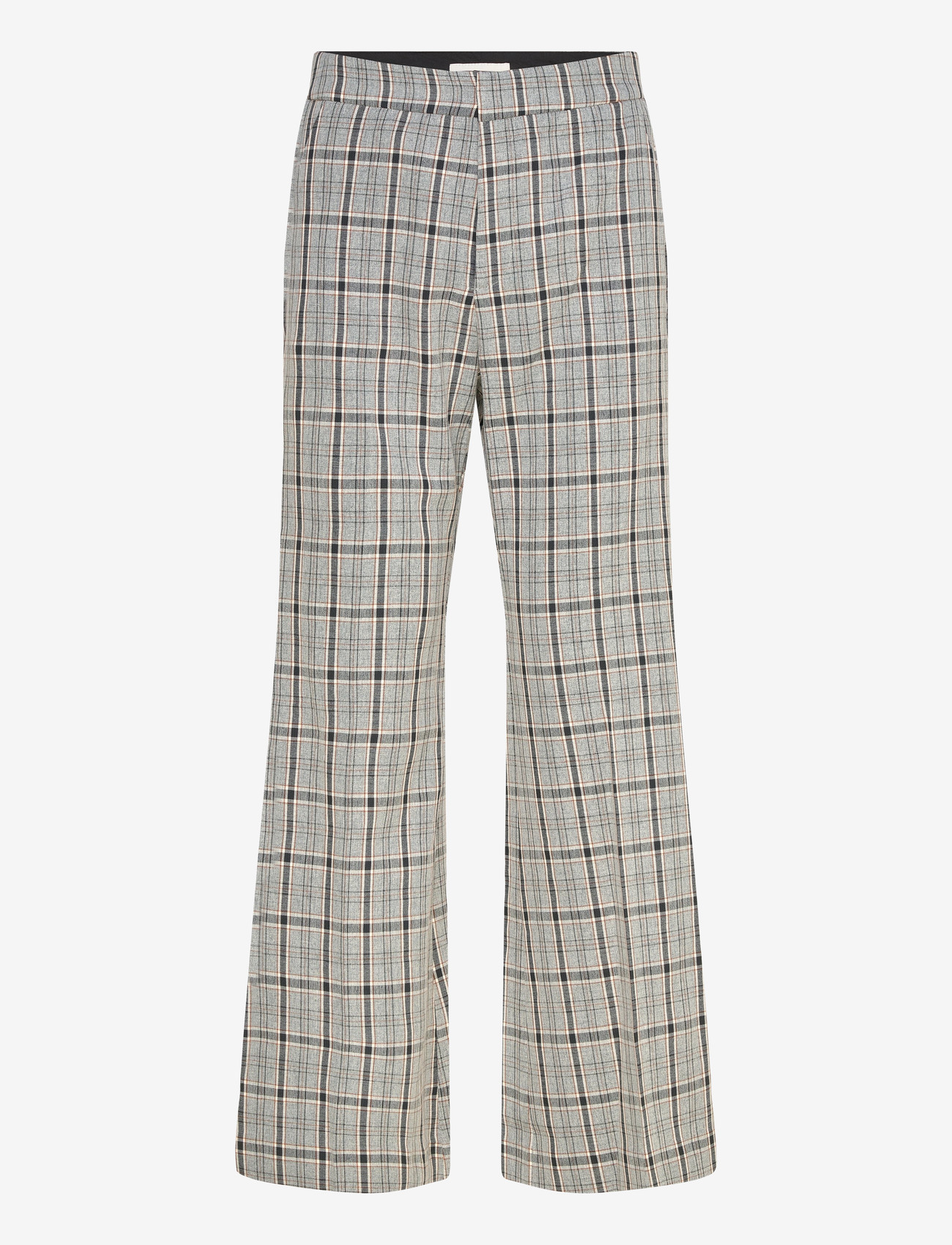 Malina - Celeste Pants - kostymbyxor - stone grey check - 0
