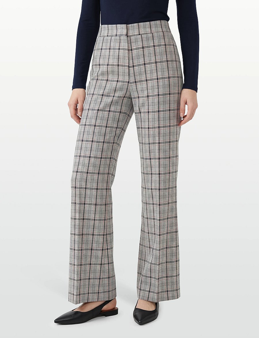 Malina - Celeste Pants - pidulikud püksid - stone grey check - 3