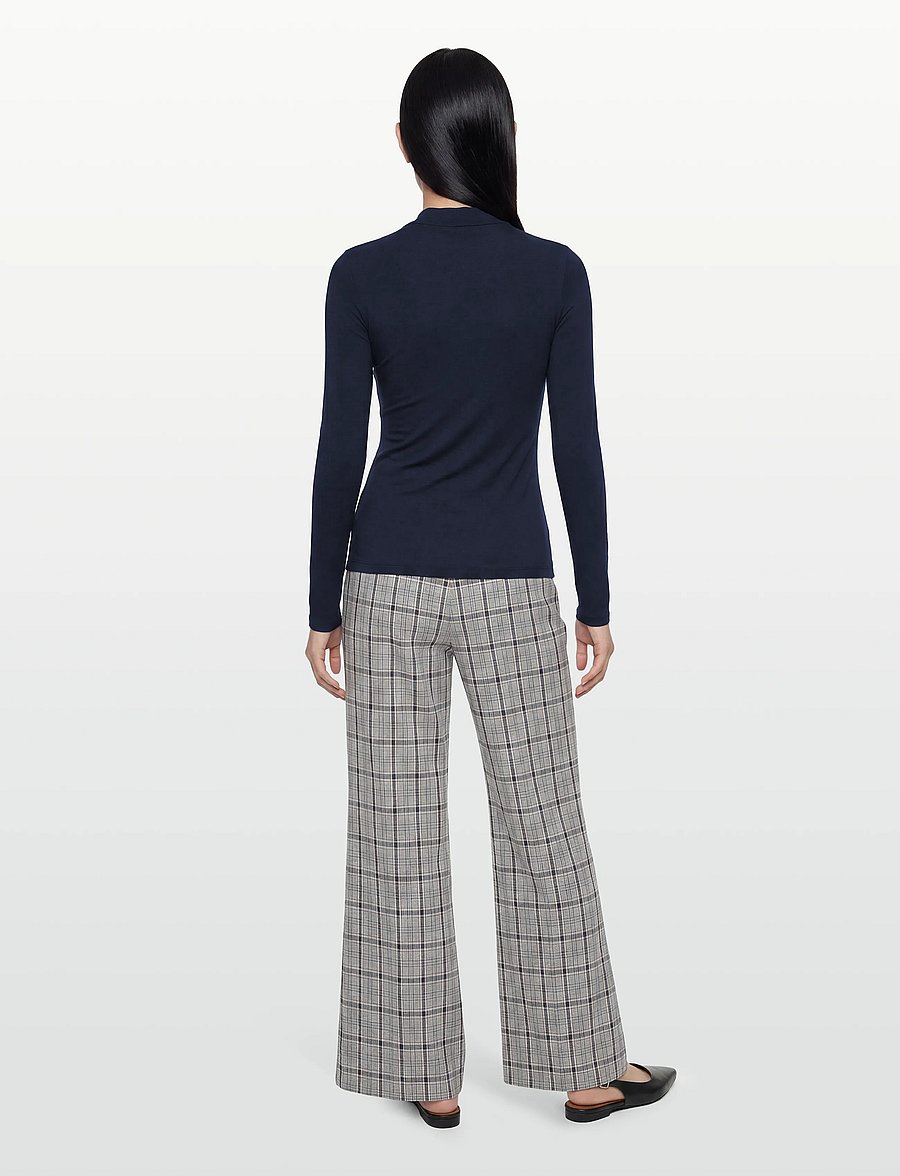 Malina - Celeste Pants - pidulikud püksid - stone grey check - 4