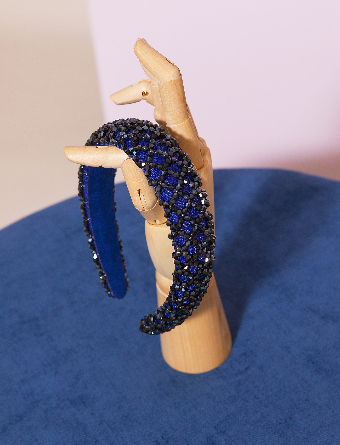 By Malina - Dixie embellished headband - deep blue - 4