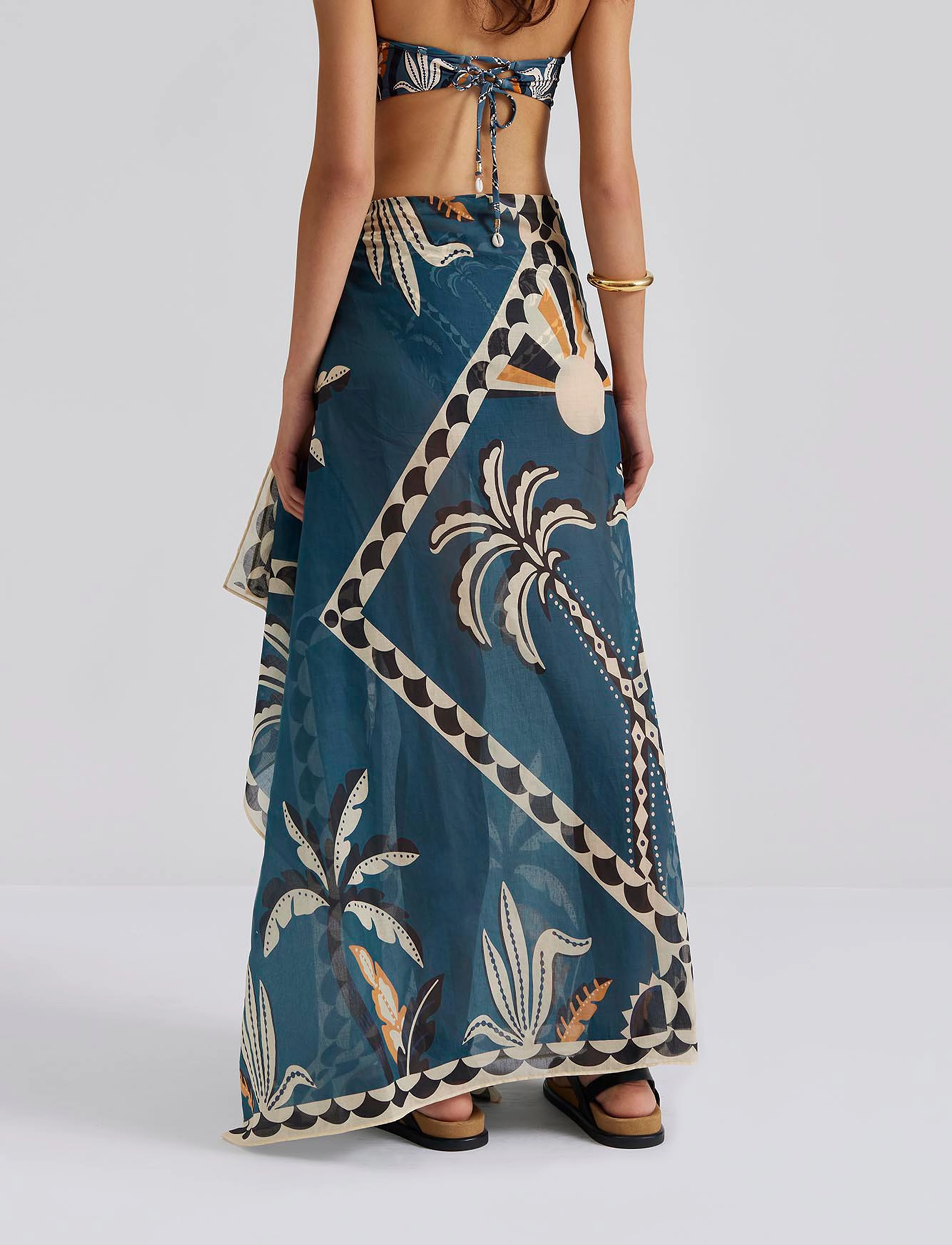 Malina - Beach pareo - desert palm - 4