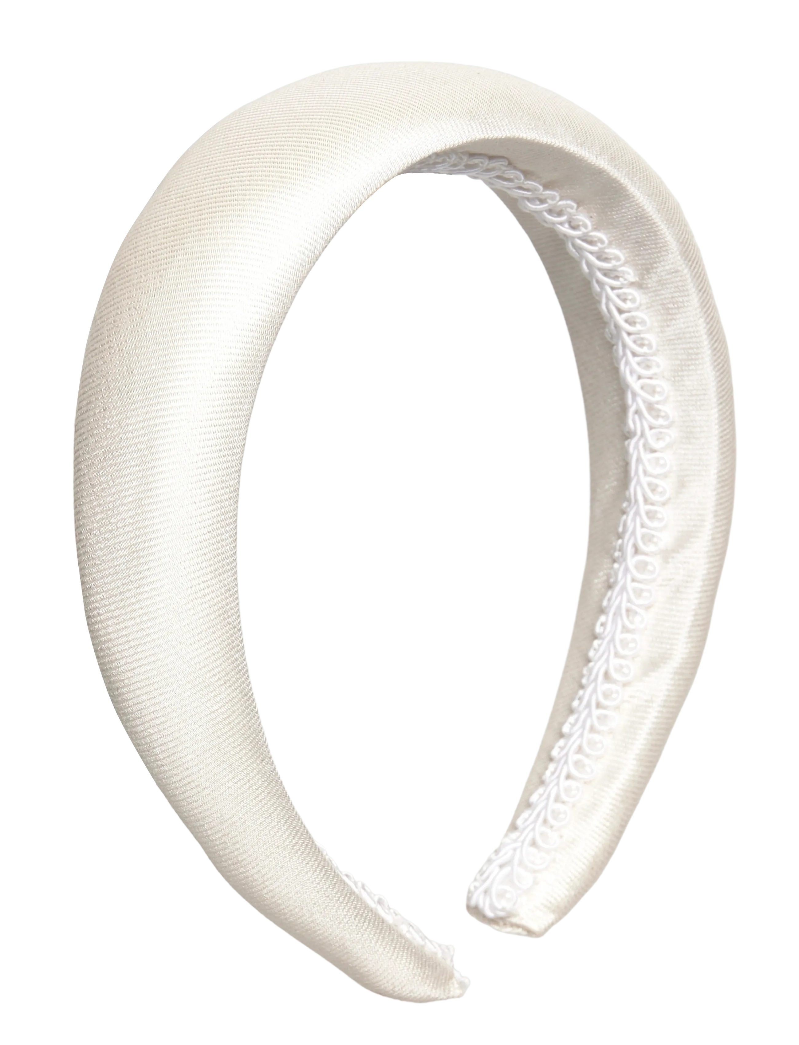 Malina Lexi Silk Headband, One Size, Headwear, Creme - Headbands, Frauen
