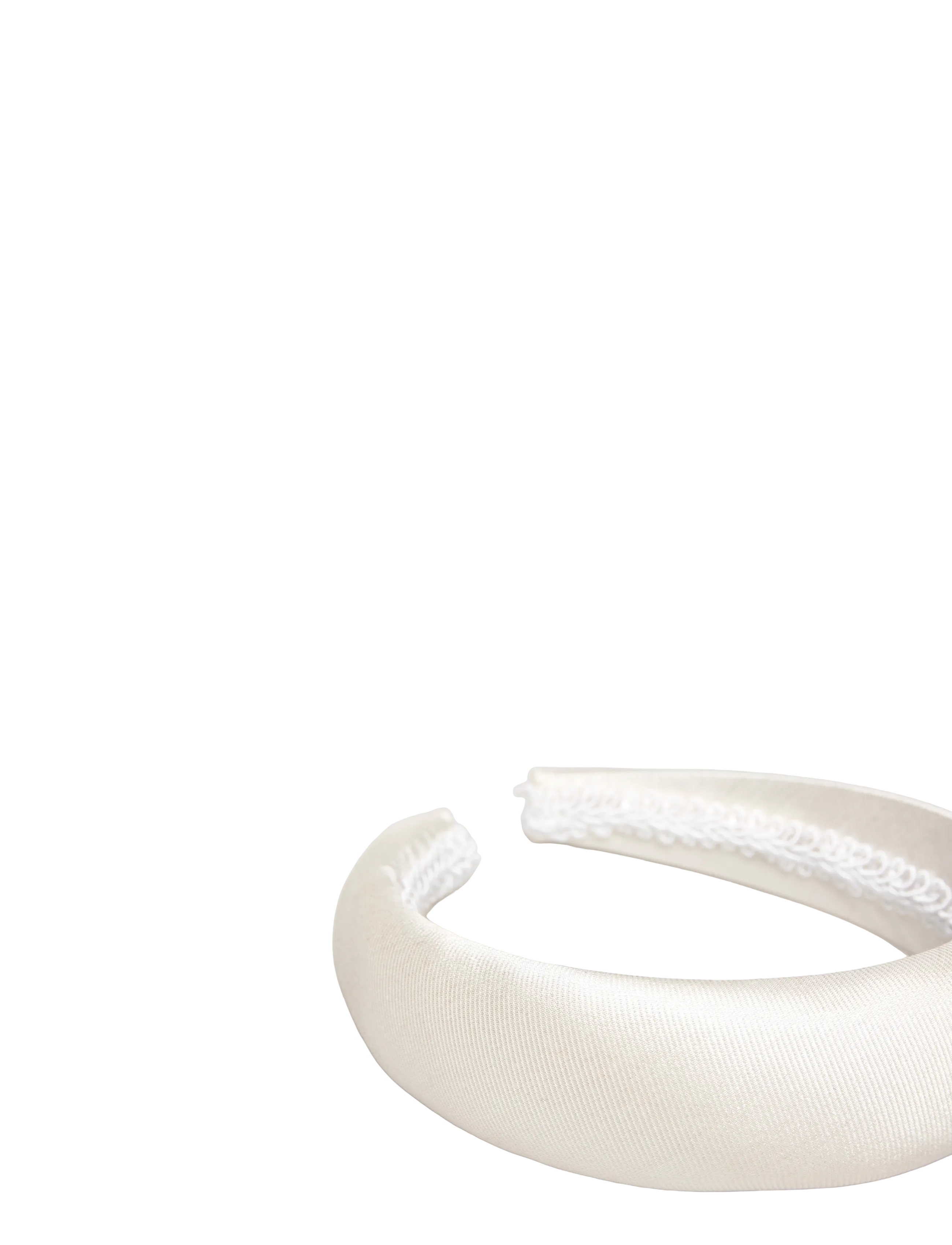 Malina - Lexi silk headband - pandebånd - cream - 1