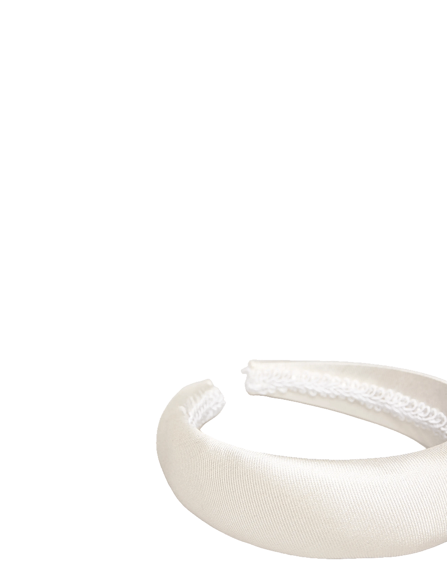 Malina - Lexi silk headband - stirnbänder - cream - 1