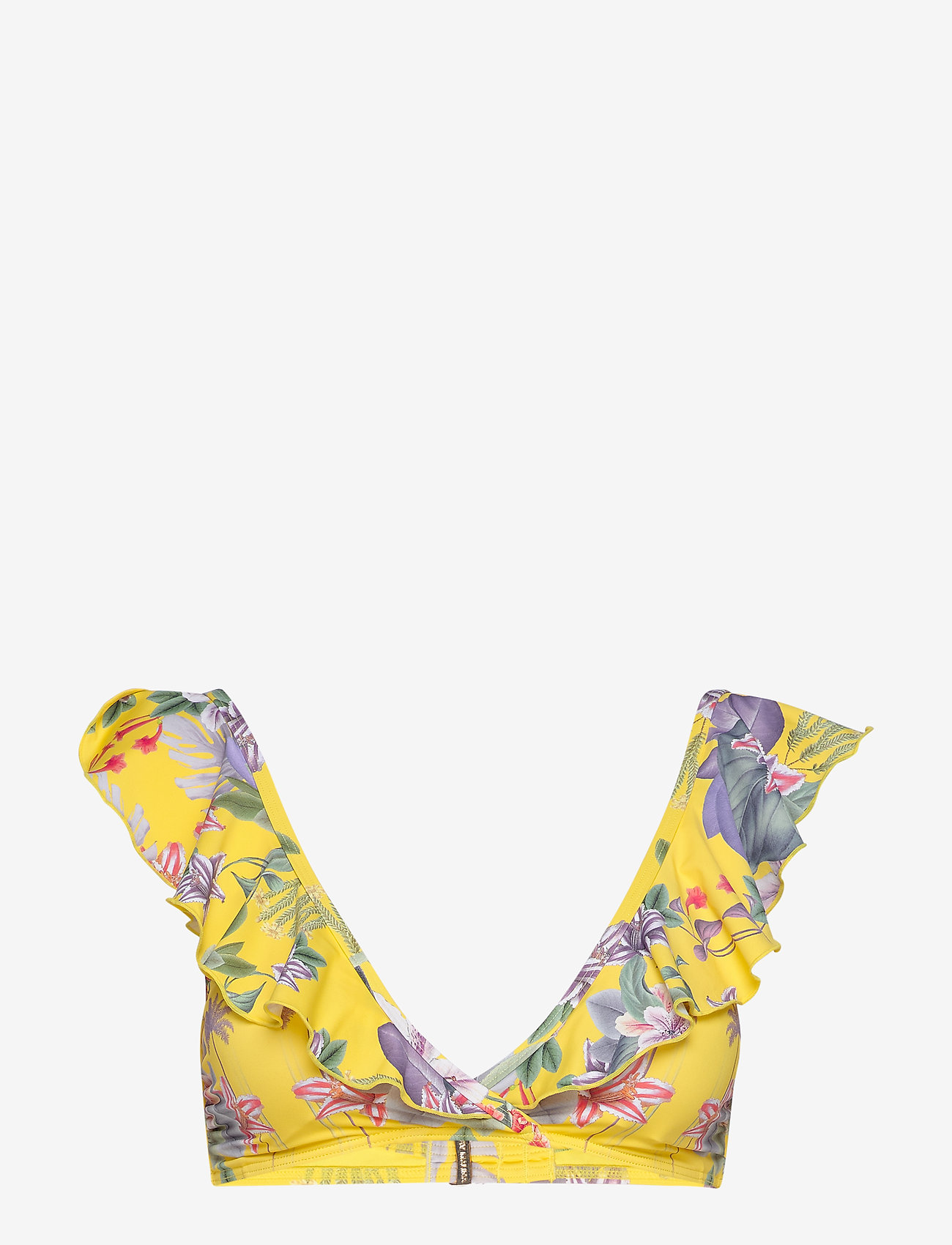 By Malina - Maya bikini top - electric jungle pineapple - 0