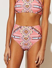 Malina - Enya bikini bottom - high waist bikini bottoms - inca coral rose - 3