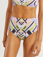Malina - Enya bikini bottom - bikinihosen mit hoher taille - tropical jardin - 3