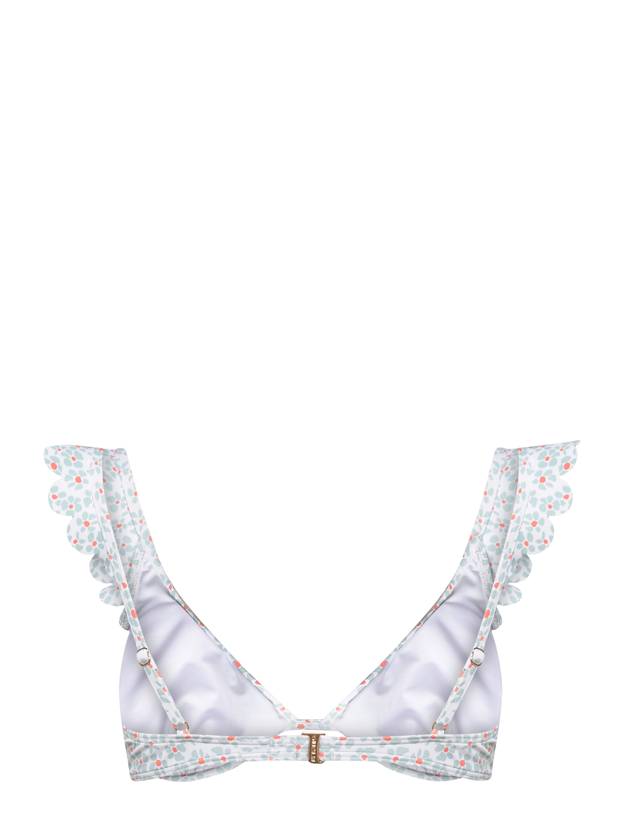 By Malina - Odette bikini top - blue ditsy - 1