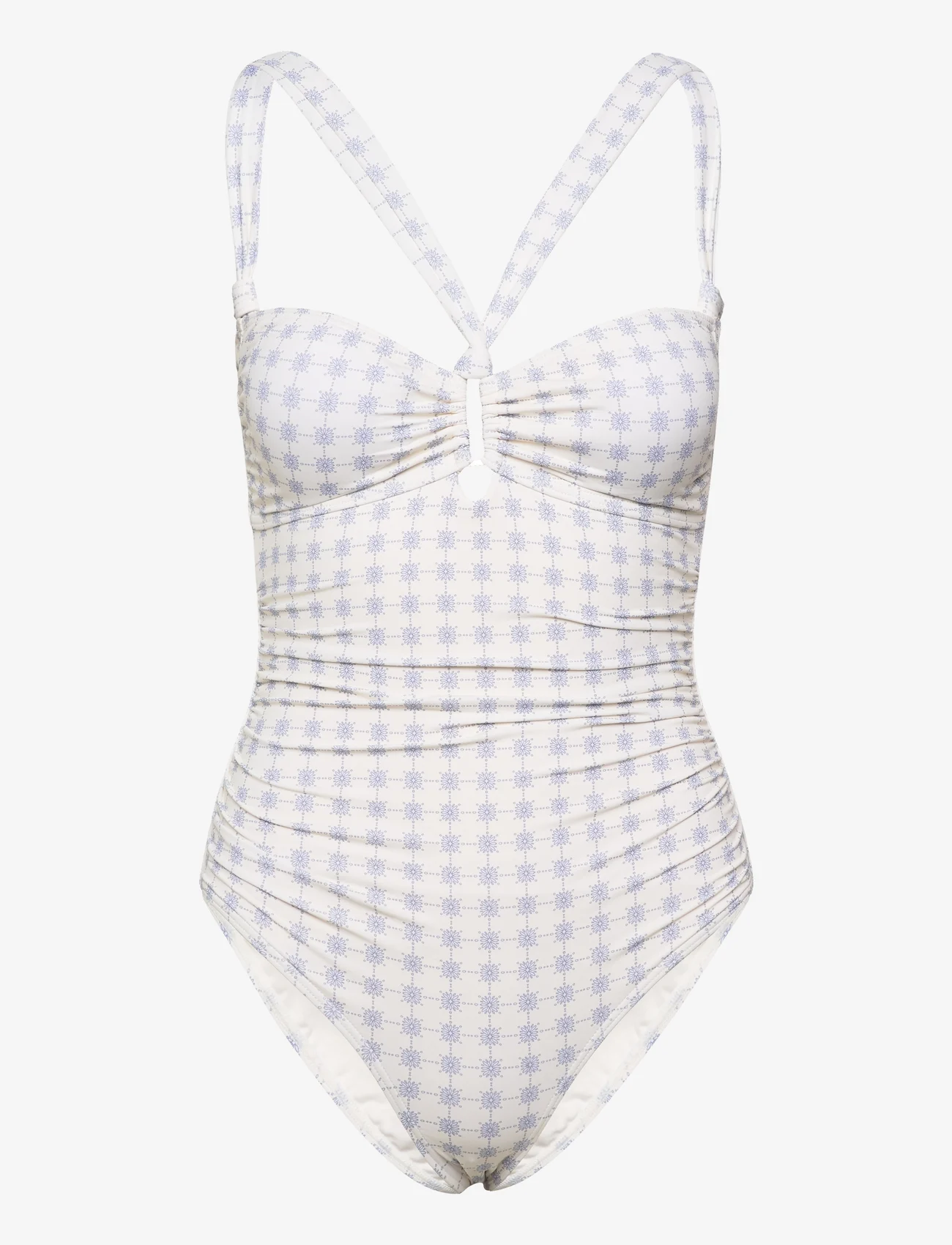 Malina - Eloide swimsuit - badedrakter - french ditsy blue - 0