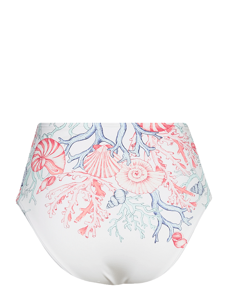 Malina - Noemi bikini bottom - højtaljede bikinitrusser - capri corals blush - 2
