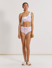 Malina - Noemi bikini bottom - bikini z wysoką talią - capri corals blush - 2