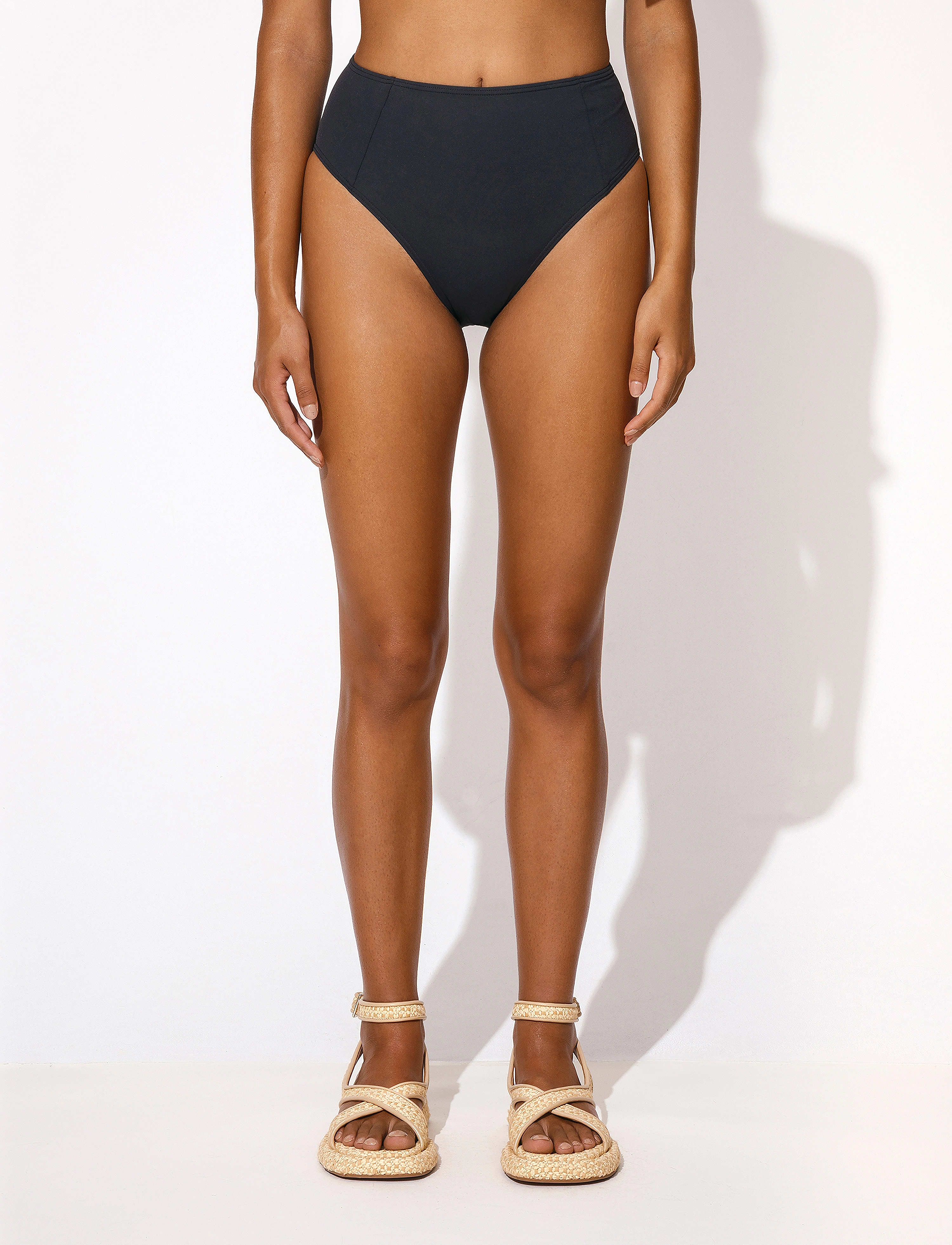 Malina - Denise high-waist bikini bottom - kõrge pihaga bikiinid - black - 5