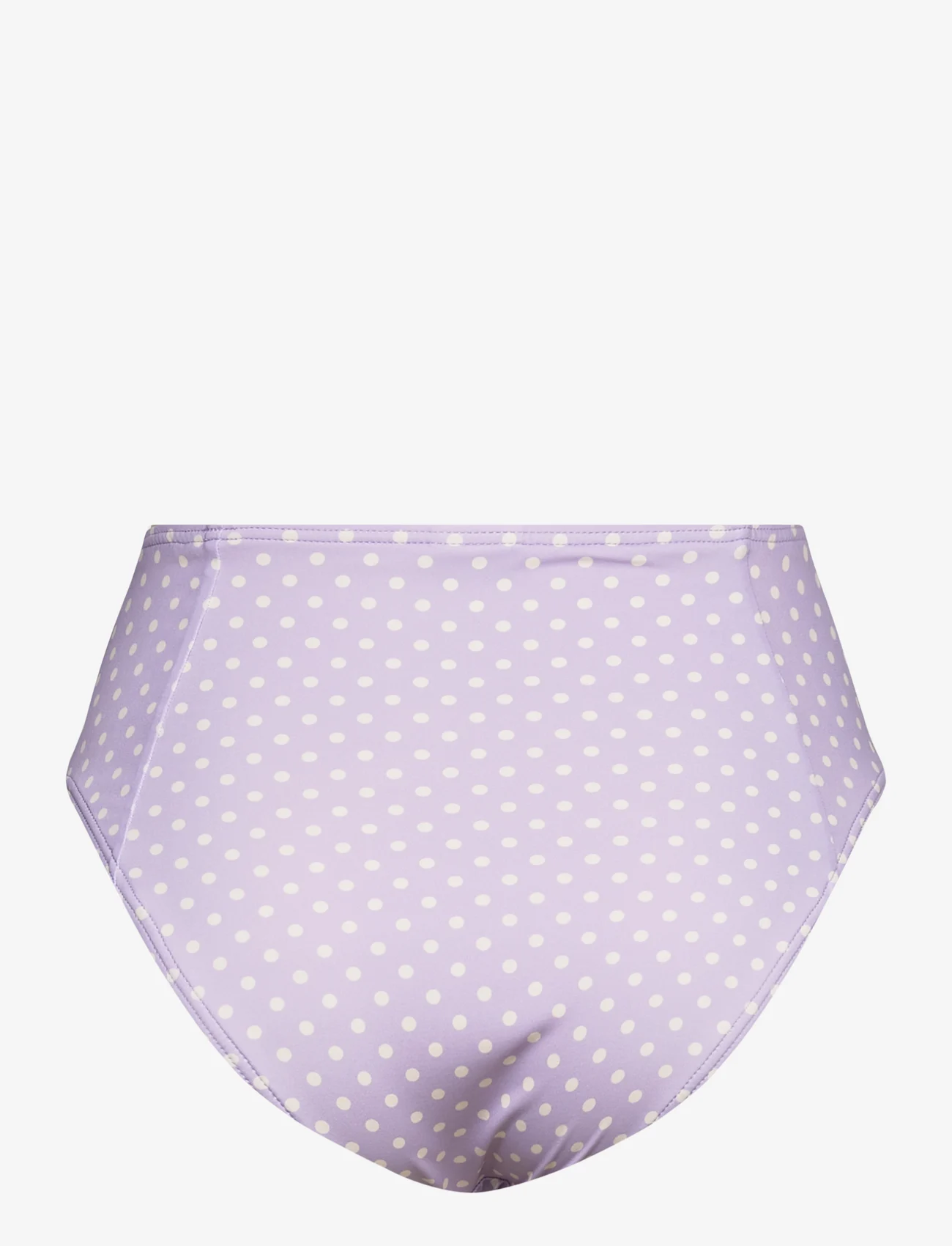 Malina - Denise bikini bottom - korkeavyötäröiset bikinihousut - polka-dot lavender - 1