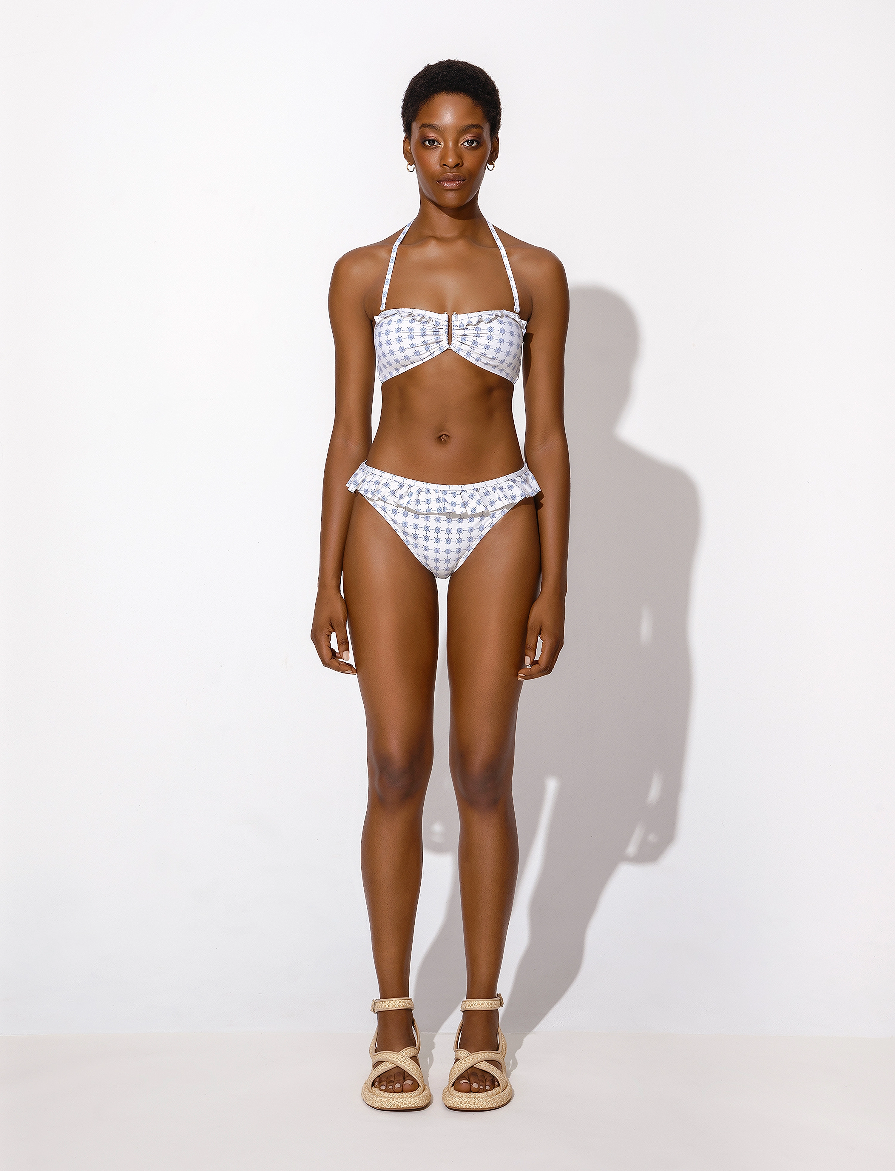 Malina Coraline Bikini Bottom, L, White, Bikiniunderdele > Bikinitrusser, Dame