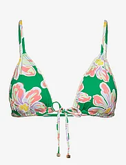 Malina - Fleurine triangle bikini top - triangelformad bikinis - green lily - 0