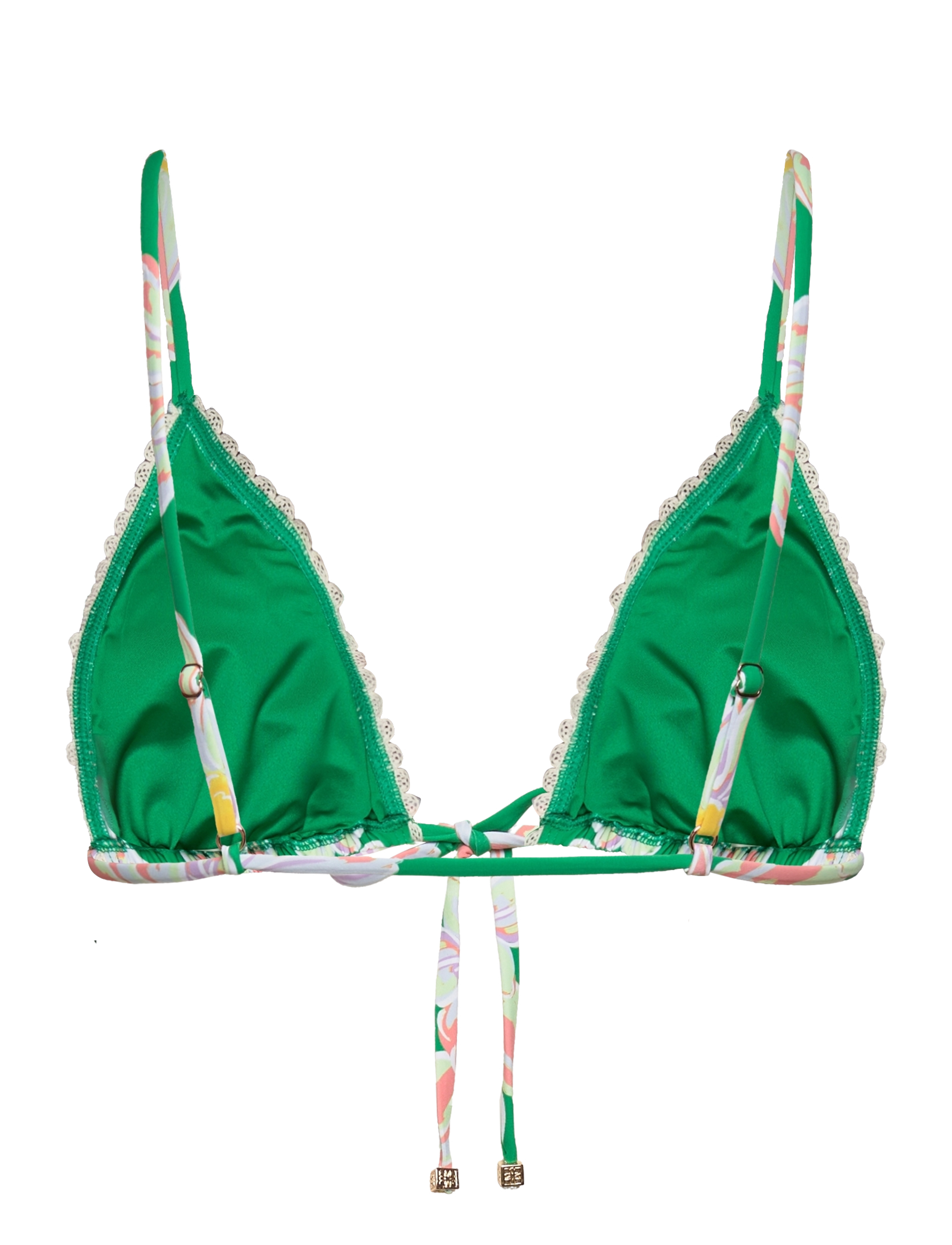 Malina - Fleurine bikini top - green lily - 2