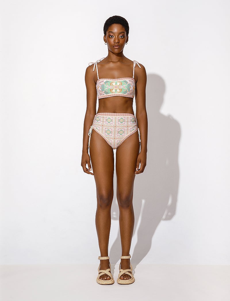 Malina - Della Bikini Bottom - bikinihosen mit hoher taille - pastel shells - 0