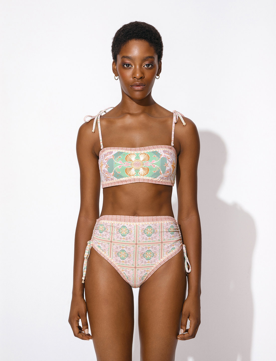 Pastel high 2025 waisted bikini