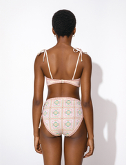 Malina - Della Bikini Bottom - high waist bikini bottoms - pastel shells - 5
